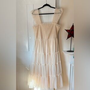 Baltic Born Cream Midi Dress 1X New With Tags!
